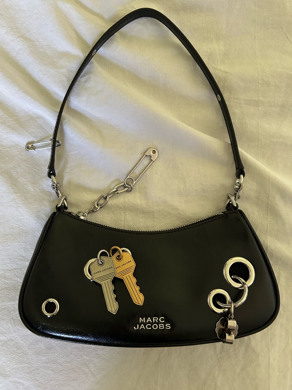 Marc Jacobs Grommet Charm Shoulder Bag